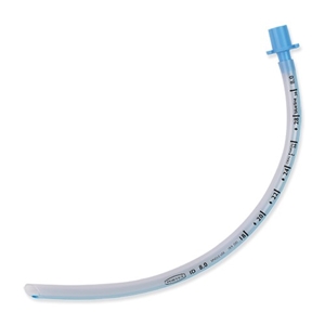 Blue Line Uncuffed Oral/Nasal Magill Endotracheal Tube