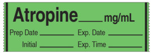Anticholinergic Agents Label Tape