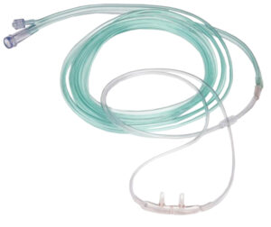 SalterSTAT CO2 & O2 Divided Nasal Cannula with Soft Headset Tubing