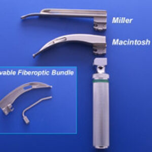 Snap-Light Fiber Optic Bundle Macintosh Laryngoscope Blade