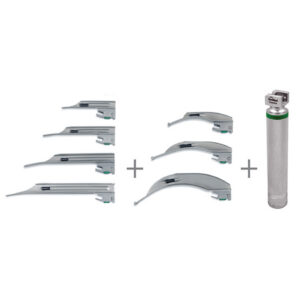 GreenLine®/D™ Disposable Macintosh & Miller Laryngoscope Kit
