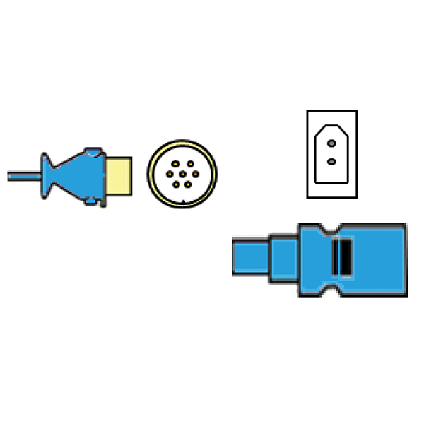 NOVATEMP Temperature Adapter Cables for Drager Infinity, Siemens SC Series - Image 2