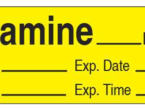 Induction Agents Precut Labels
