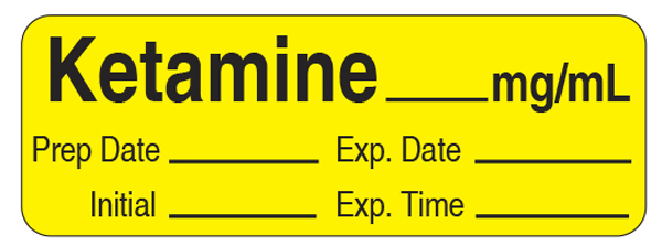 Induction Agents Precut Labels