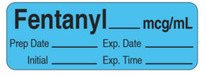 Narcotics Precut Labels