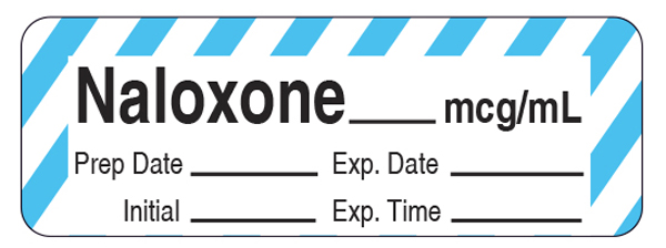 Narcotic Antagonists Precut Labels