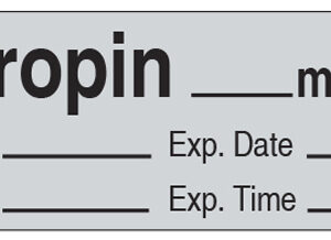Local Anesthetics Precut Labels