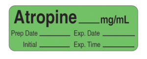 Anticholinergic Agents Precut Labels