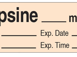 Major Sedatives Label Tape