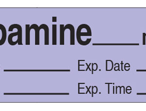 Vasopressors Label Tape