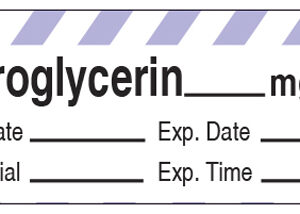 Hypotensive Agents Label Tape