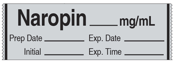 Local Anesthetics Label Tape