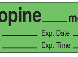 Anticholinergic Agents Label Tape