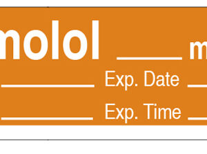 Beta Blockers Label Tape