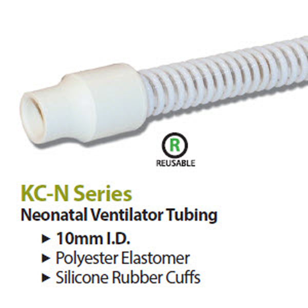 KC Series Cuffed Ventilator Tubing