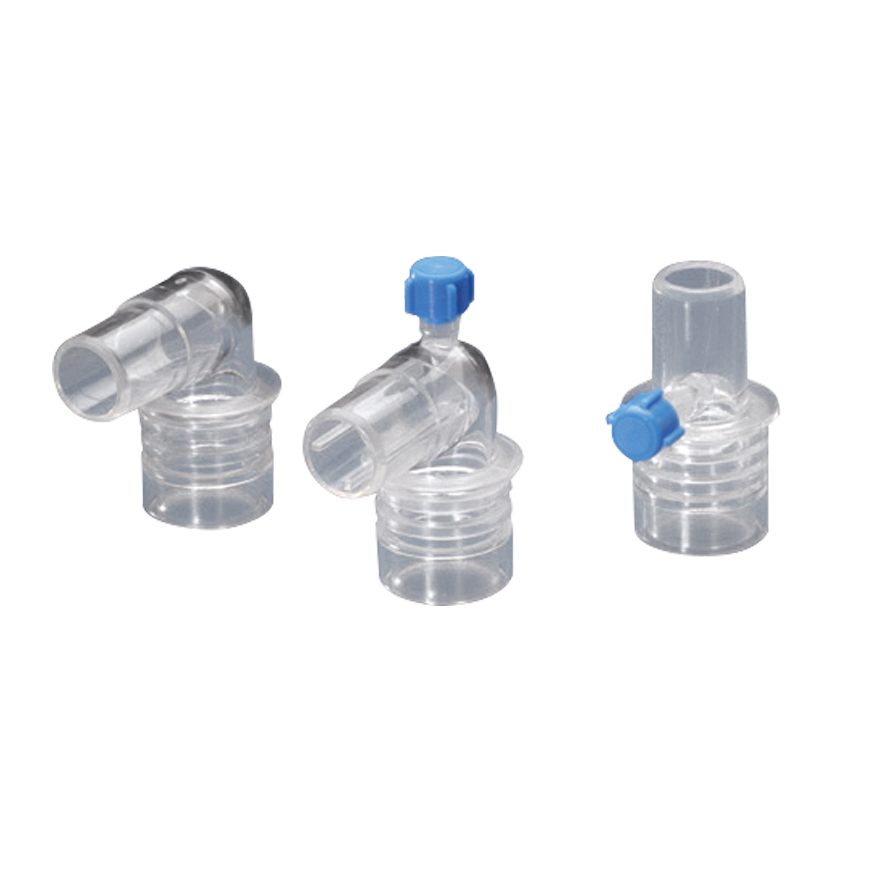 Portex® Gas Sampling Connector, Straight & Elbow