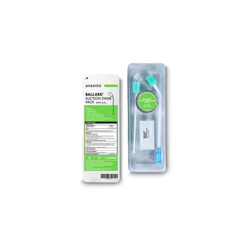 BALLARD™ Suction Swab Packs with Hydrogen Peroxide
